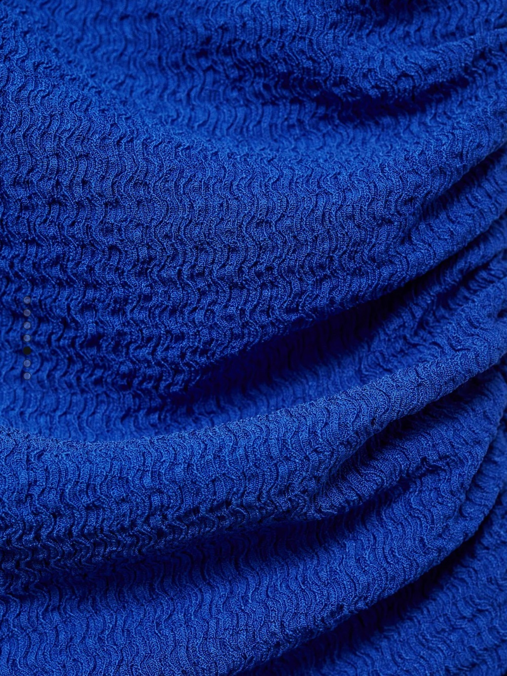 Mango One-Shoulder Royal Blue Wide-Leg Jumpsuit - Picture 4 of 6